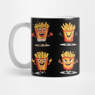 kawaii french fries T-Shirt cute potatofood funny Mug